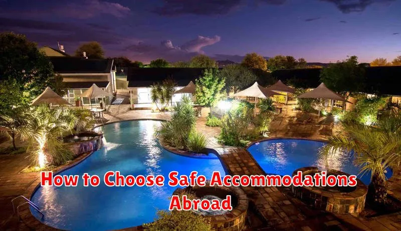 How to Choose Safe Accommodations Abroad