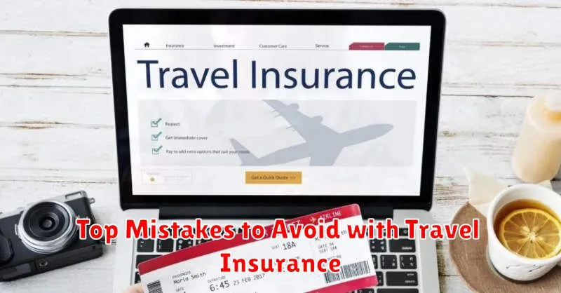 Top Mistakes to Avoid with Travel Insurance